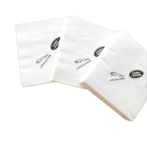 Serviettes <span class=keywords><strong>en</strong></span> <span class=keywords><strong>papier</strong></span> jetables blanches à 4 plis, prix bas, qualité supérieure, nombreux logos personnalisés imprimés, restaurant, 1 pli, sac, cocktail - Product Image 2