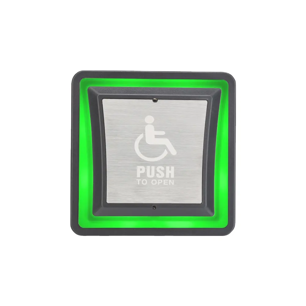 Handicap Push Button Stainless Steel Panel Surface Mount Push Button