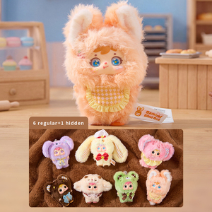 Licencié Samuel Baking House Series Blind Box Baker Costume Animal Plush Keyring Pendant Mystery Surprise Bag Charm Toy - Product Image 4