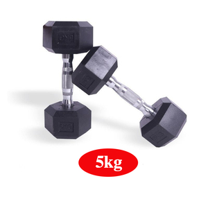 دمبلز سداسي مطاطي 10 رطل 20 رطل 40 رطل عرافة 5 رطل دمبلز دمبلز 10 25 - Product Image 6