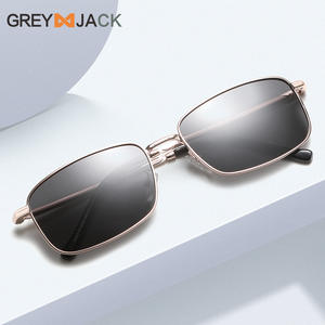 Lunettes de soleil Greyjack pour hommes, monture métallique complète, verres polarisés UV400 TAC pour la conduite - Product Image 4