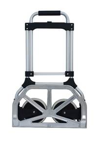 2-колесная складная тележка для покупок TPR + PP, алюминиевая ручная тележка с емкостью 90 кг - Product Image 4