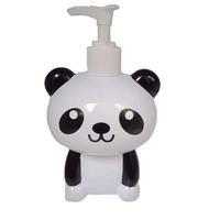Gel de Ducha para Niños al por Mayor Directo de Fábrica, Botella de Champú de Plástico con Forma de Panda, Artículos de Aseo para Bebés Personalizados