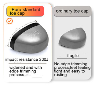 Chaussures de sécurité de soudage en cuir suédé de haute qualité, faciles à porter, chaussures de sécurité de travail - Product Image 6