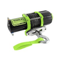 Treuil électrique monté sur véhicule tout-terrain avec corde en nylon personnalisable pour le sauvetage sur le terrain et le remorquage