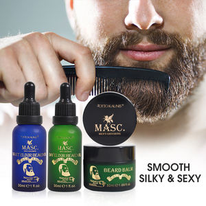 Bálsamo para el Cuidado de la Barba con Fórmula 100% Natural Personalizada, Bálsamo para Peinar la Barba con Brillo, Hidratante y Suavizante para Hombres - Product Image 3