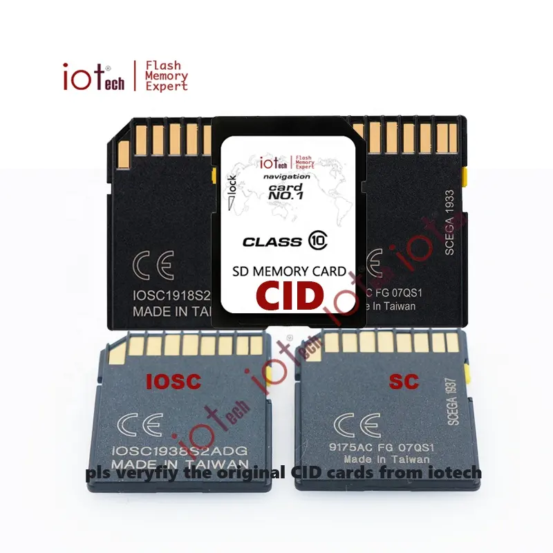 Iotech CID карта 2 ГБ 4 ГБ 8 ГБ CID карта памяти цена оптом ДЕШЕВАЯ 16 ГБ 32 ГБ пользовательская CID SD карта