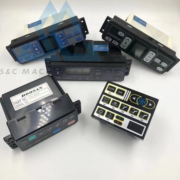 Excavator Spare Parts Air Conditioner Controller Panel for Cat Sumitomo Komatsu Hitachi Hyundai Kobelco Daewoo Volvo Sany Doosan