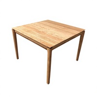 Table à manger en bois de style moderne pour restaurant, hôtel, café, support personnalisé