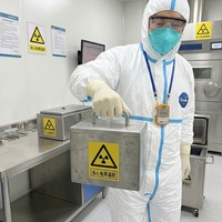 Coffre de stockage d'isotopes radioactifs, coffre de stockage doublé de plomb, boîte blindée en plomb haute densité pour le blindage des déchets radioactifs contre les radiations