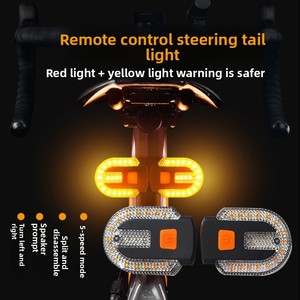 Bike Turn Signal Rear <b>Light</b> Remote <b>Lights</b> Rechargeable <b>Bicycle</b> Lamp Bike Wireless Indicators Back Led Scooter Tail <b>Light</b> - Product Image 5