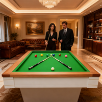 Vente directe usine – Nouvelle table de billard 9 pieds sur mesure pour la maison, avec poches en cuir et rails en bois massif, qualité tournoi, pour snooker et billard.