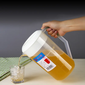 Bán Hot đầy màu sắc nắp nhà hàng căng tin thanh thương mại sử dụng PP công suất lớn Bình nước mát <span class=keywords><strong>Pitcher</strong></span> xử lý bình - Product Image 6