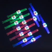 Bracelets lumineux LED Fidget Spinner, jouets pour fêtes d'enfants, prix de classe, cadeaux d'anniversaire, jouets promotionnels