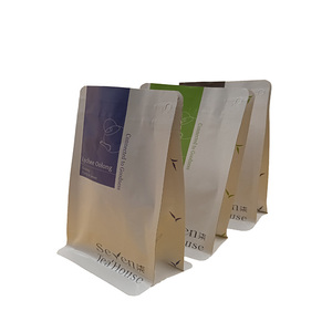 Personnalisé en plastique thé boisson alimentaire fond carré sac d'emballage - Product Image 4