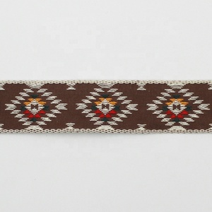 Tùy Chỉnh 1.5 Inch Dân Tộc Polyester Bông <span class=keywords><strong>Jacquard</strong></span> Trims Cho Quần Áo Nhà Dệt May - Product Image 4