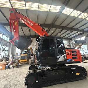 Pelles sur chenilles utilisées 12 tonnes HITACHI ZX120 grande pelleteuse extracteur de terre Japon machines de construction - Product Image 1