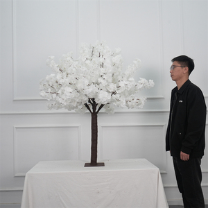 Wholesale <b>Artificial</b> Cherry Blossom <b>Tree</b> White Cherry <b>Tree</b> for Wedding Table Centerpieces Decoration - Product Image 1