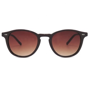 Classique Rond Noir Acétate Lunettes De Soleil Oculos De Sol Polarisé Lunettes De Soleil Pour Femmes Hommes - Product Image 1