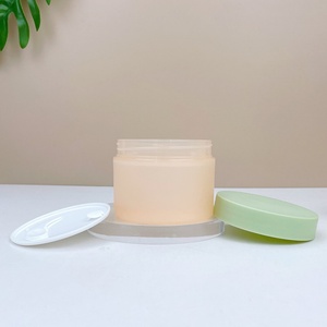 Wholesale Custom 100ml 200ml 250ml PP Cosmetic Cream Double Wall Thick Empty Frosted Container <b>Plastic</b> <b>Jar</b> 250g - Product Image 2