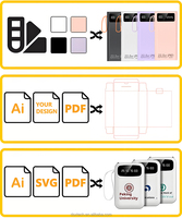 Power Bank 20000mah PD22.5W Pengisian Daya Super Cepat Baterai Portabel Li-polymer Dilengkapi 4 Kabel Pengisi Daya iPhone Layar LED