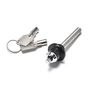 Goupille de verrouillage rapide antivol en acier inoxydable 304 noir avec revêtement E-Coated, 1/2 " 5/8 ", pour <span class=keywords><strong>attelage</strong></span> de remorque - Product Image 2