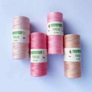 1mm 6 Strand <span class=keywords><strong>Macramé</strong></span> Cordon Coton Corde Artisanat Broderie à la Main Bracelets d'Amitié <span class=keywords><strong>Kit</strong></span> de Fabrication de Collier Point de Croix - Product Image 2