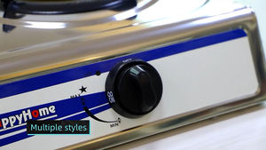 Estufa de Gas de Acero Inoxidable de Tres Quemadores, Placa de Cocción Duradera para la Eficiencia de la Cocina - Product Image 4