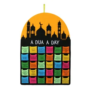 Colourful Ramadan Activity Calendar Countdown Calendar Wholesale Felt Ramadan Advent Calendar