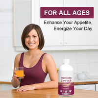 Sirop Tonique pour la Prise de Poids pour Adultes et Adolescents avec Maca et Ginseng Formule Naturelle Soutien Immunitaire 100ml