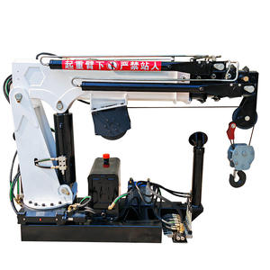 Grúa Hidráulica Articulada de 1 Tonelada para Camioneta Pick Up con Pluma Lateral y Control Remoto - Product Image 1