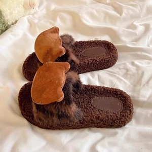 Pantuflas de Mujer con Estampado de Leopardo y Guepardo, Redondas, Peludas, Lindas, Antideslizantes, Inodoras y Cálidas para Interiores - Product Image 2