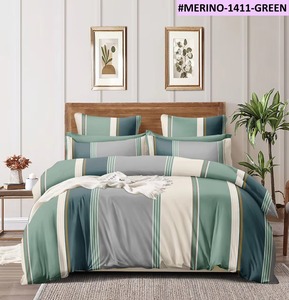 King Size Double Bedsheet 130GSM Soft Smooth Fabric Comfortable Durable Premium Bedding Sheet <b>Set</b> - Product Image 2