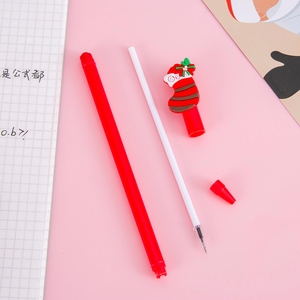 Penna a sfera con toppa natalizia penna a tema 0.5mm per feste per regali e calza natalizia - Product Image 6