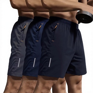 Pantaloncini Sportivi Estivi da Uomo Retrò Casual ad Asciugatura Rapida con Chiusura a Coulisse in Poliestere per Attività all'Aperto - Product Image 1