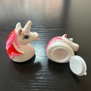 ISMAN 10g Contenants vides pour baume à lèvres en forme de licorne mignonne, étuis à rouge à lèvres animaux de dessin animé pour enfants, pots cosmétiques, emballages de maquillage - Product Image 6