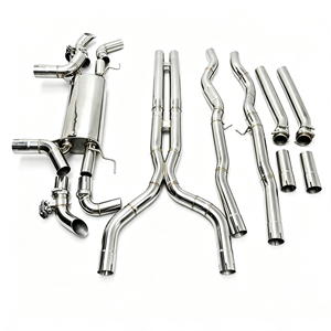 Sistema de Escape Catback Valvetronic Compatible con <span class=keywords><strong>BMW</strong></span> Serie 7 <span class=keywords><strong>760i</strong></span> XDrive G70 4.4T S68 2022+ SS304 Mejora el Sonido y el Rendimiento - Product Image 2