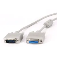 Kabel Konverter Vga Resolusi Tinggi Rs232, Adaptor Kabel Seri Rs232 Komunikasi Vga Audio Video 15 Pin Rs232