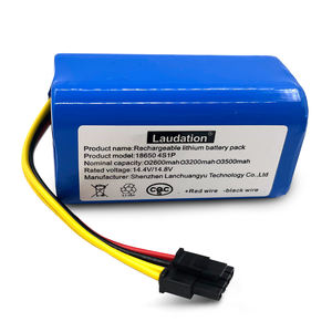 14,4 V 2600mAh/3200mAh/3500MAH para <span class=keywords><strong>Cecotec</strong></span> Conga 1290 1390 1490 1590 batería de repuesto para <span class=keywords><strong>Robot</strong></span> <span class=keywords><strong>aspirador</strong></span> 14,8 V - Product Image 1