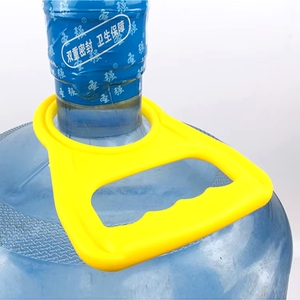 Asa de transporte duradera para botellas de agua de 5 galones, soporte reutilizable de plástico para cubos, práctico anillo de elevación para jarras. - Product Image 4