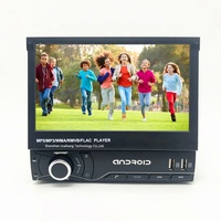 Lecteur MP5 de voiture pliable avec écran 1D de 7 pouces, vidéo et audio pour voiture