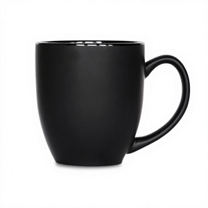 Black <b>Ceramic</b> <b>Mug</b> Custom Logo Coffee Cup with <b>Lid</b> Modern Drinkware <b>for</b> Office and Promotional Events - Product Image 3