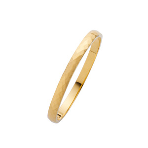 Pulsera de acero inoxidable chapada en oro de 18 quilates que no se deslustra, brazalete de textura Irregular impermeable a la moda para mujer, pulseras y pulseras - Product Image 6