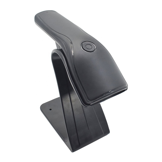 Black Handheld 1D 2D Barcode Reader Scanner USB Wireless for with Stand in Stock