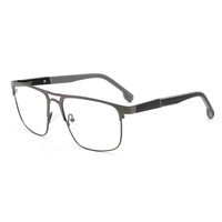 Kacamata Retro Klasik Pria Bingkai Kacamata Optik Desain Cetak Solid Model Haoya 1501