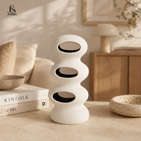 Jossin – Nouveaux accessoires d'art en céramique creuse moderne, ornements sculpturaux abstraits pour étagères et tables, décoration intérieure