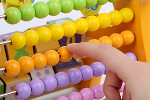 Support de calcul numérique en bois pour enfants, jouet d'enseignement éducatif précoce, animaux multicolores - Product Image 5