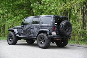 WRAPMASTER自動保護1.52 * 30m低タックブラックビニールPVCカモフラージュ爆弾フルカーボディステッカー - Product Image 3