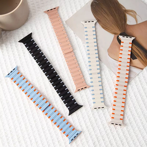 HUANLONG Correa magnética de silicona Ultra 2 I Watch 7/8/9/10 pulsera de repuesto de goma 42/44/45/49mm para correa de reloj Apple - Product Image 2