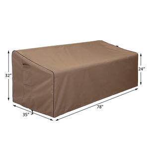Housse de protection pour canapé et banc en tissu Oxford brun 210D pour la protection des meubles - Product Image 3